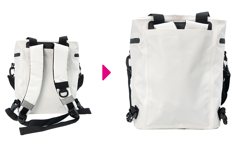 ストラップは収納可能